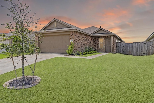 126 Spring Rose Dr, Magnolia, TX 77354 - ranch-style home with a garage, brick siding, and driveway