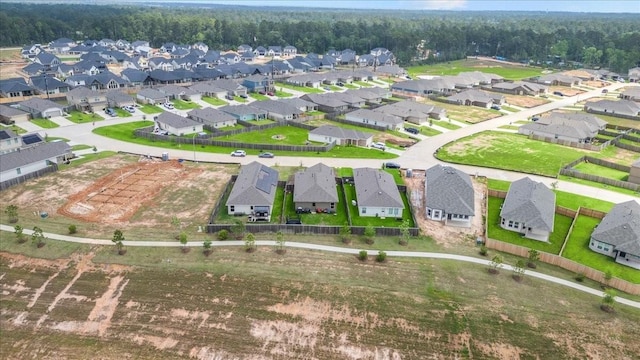 126 Spring Rose Dr, Magnolia, TX 77354 - aerial view of residential area with a forest