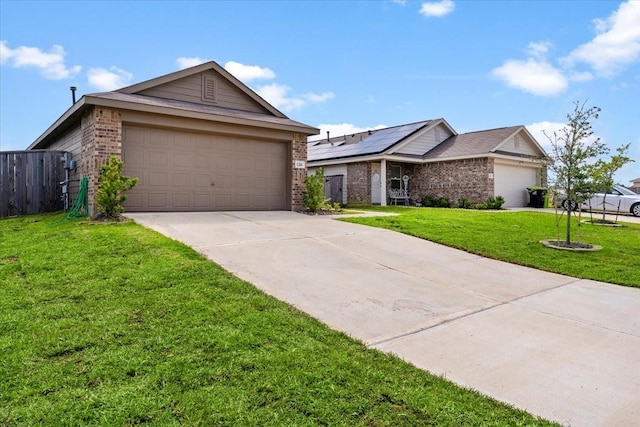 126 Spring Rose Dr, Magnolia, TX 77354 - view of front of home with brick siding and concrete driveway