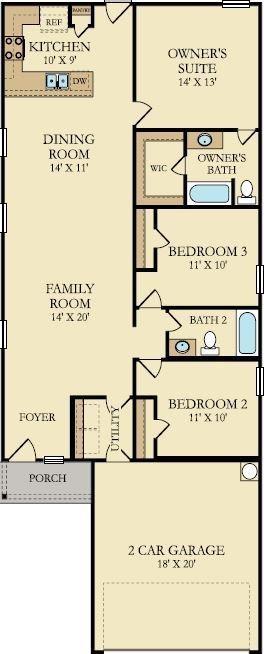 126 Spring Rose Dr, Magnolia, TX 77354 - room layout