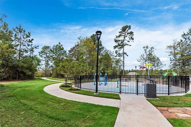126 Spring Rose Dr, Magnolia, TX 77354 - view of community featuring a swimming pool