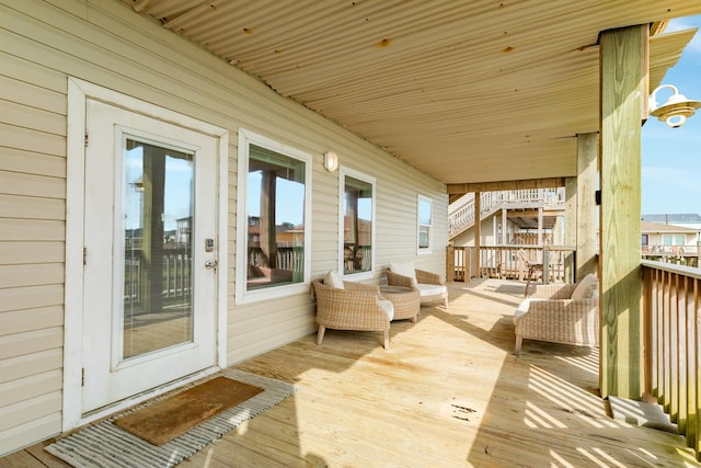 view of deck