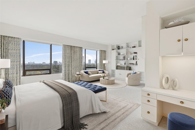 101 Westcott St Unit 1402, Houston, TX 77007 - bedroom featuring light colored carpet and a view of city