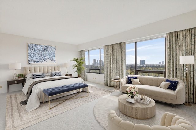 101 Westcott St Unit 1402, Houston, TX 77007 - bedroom with a city view