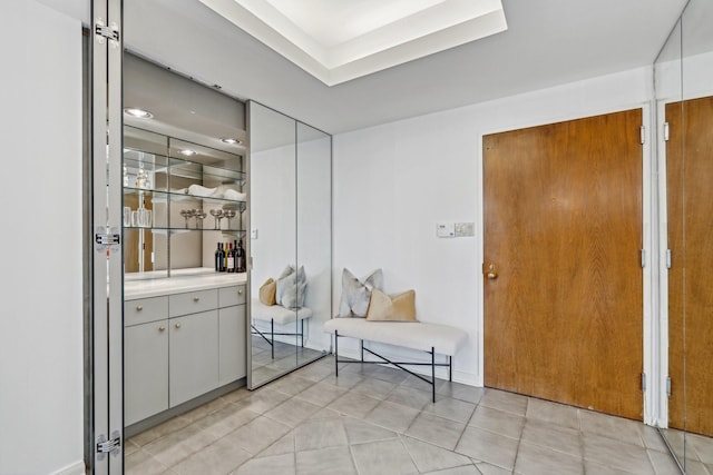 101 Westcott St Unit 1402, Houston, TX 77007 - sitting room with light tile patterned flooring