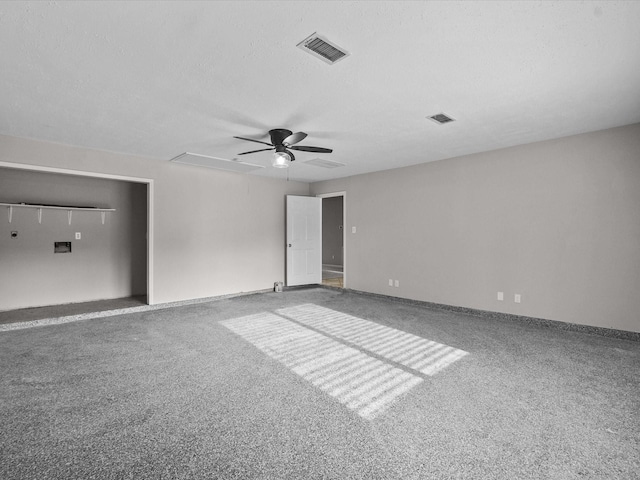 307 Binnacle Way, Crosby, TX 77532 - interior space with carpet floors, visible vents, and attic access