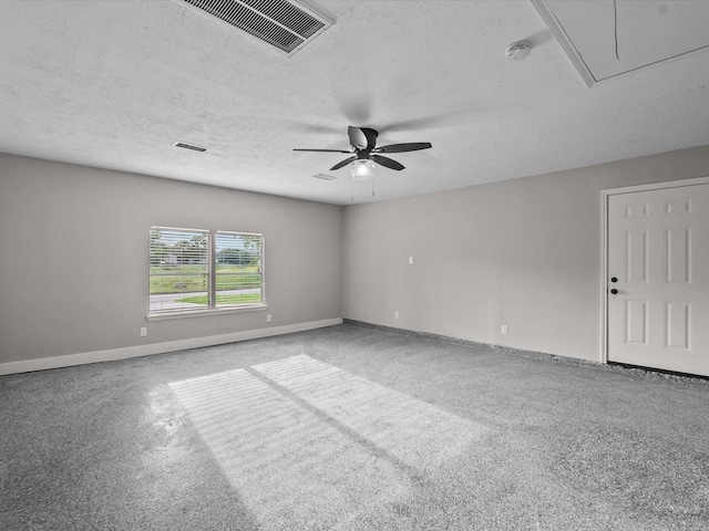 307 Binnacle Way, Crosby, TX 77532 - spare room featuring baseboards, attic access, a textured ceiling, and visible vents