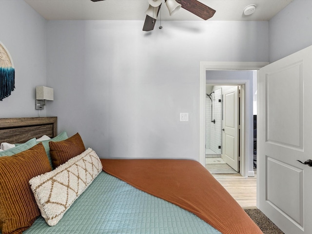 4138 Defender Ln, Galveston, TX 77554 - bedroom with ceiling fan
