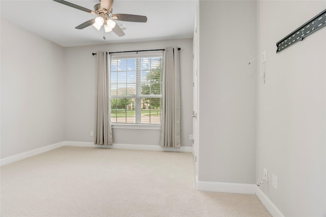 2827 Brisk Autumn Dr, Richmond, TX 77406 - carpeted empty room with baseboards and ceiling fan