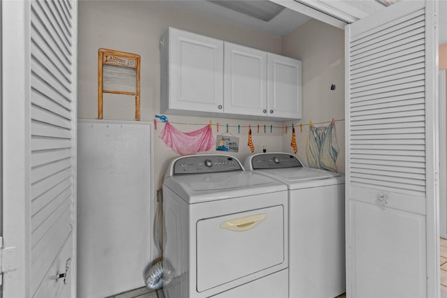 1114 Helen Dowdy Prt, Bolivar, TX 77650 - laundry room featuring cabinet space and washer and clothes dryer