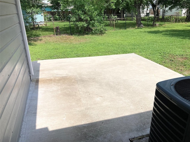 1402 Firwood Cir, Pasadena, TX 77502 - view of patio / terrace with central AC unit