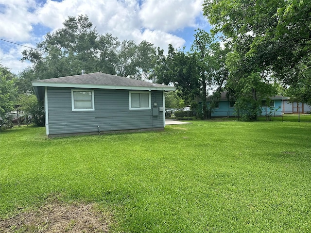 1402 Firwood Cir, Pasadena, TX 77502 - rear view of property featuring roof with shingles