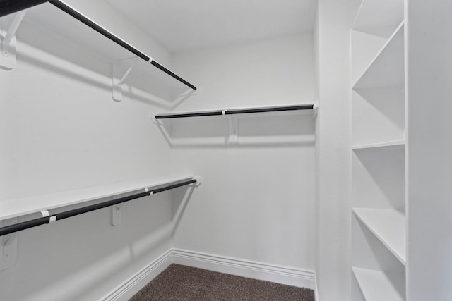 12975 Corona Ct, Willis, TX 77318 - walk in closet featuring dark colored carpet