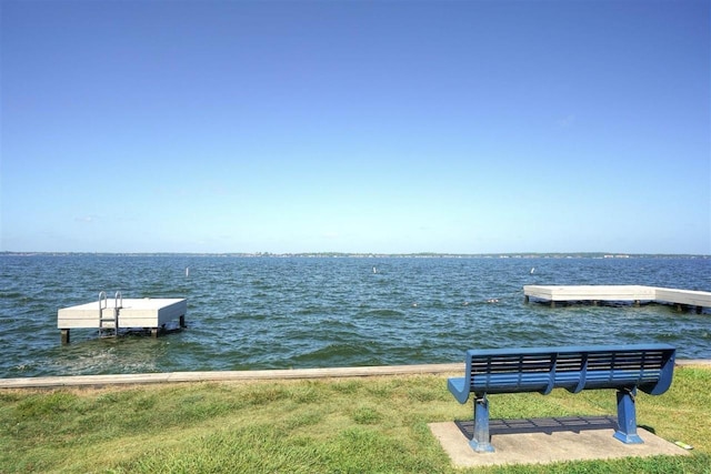 12975 Corona Ct, Willis, TX 77318 - property view of water with a floating dock
