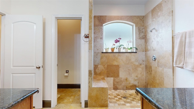 full bath with a walk in shower