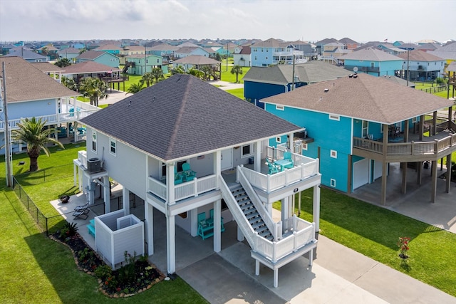 978 Sue Dr, Crystal Beach, TX 77650 - bird's eye view with a residential view