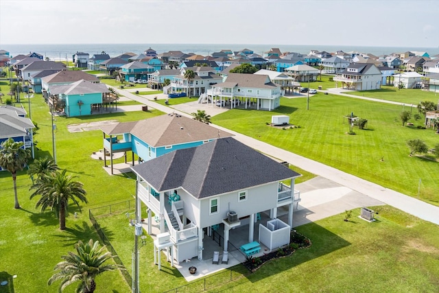978 Sue Dr, Crystal Beach, TX 77650 - bird's eye view featuring a residential view