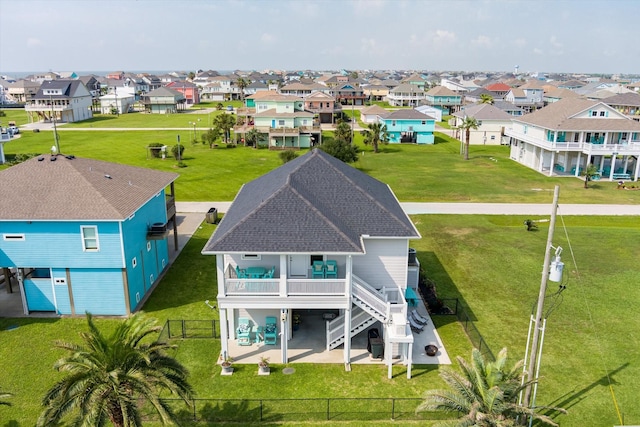 978 Sue Dr, Crystal Beach, TX 77650 - aerial view with a residential view