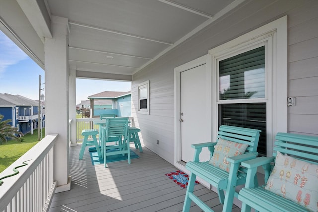 978 Sue Dr, Crystal Beach, TX 77650 - view of deck