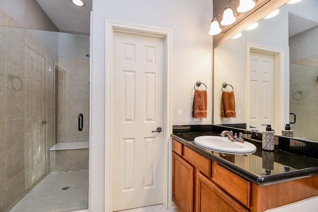 1708 Aden Mist Dr, Houston, TX 77003 - bathroom with a shower stall and vanity