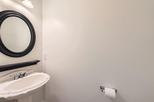 bathroom with a sink