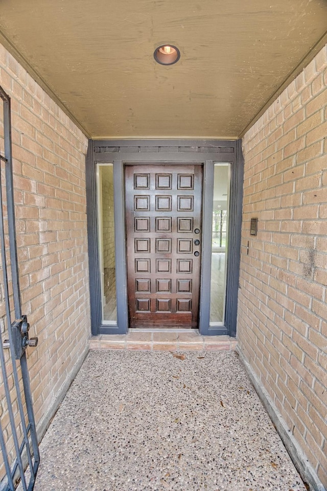 15626 Whitewater Ln, Houston, TX 77079 - property entrance with brick siding