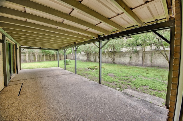15626 Whitewater Ln, Houston, TX 77079 - view of patio / terrace featuring a fenced backyard