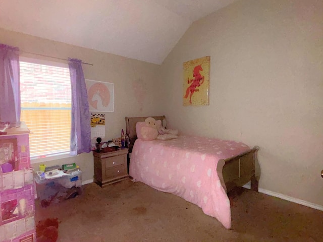 4326 Sunlit Pass Loop, Humble, TX 77396 - carpeted bedroom with multiple windows, lofted ceiling, and baseboards