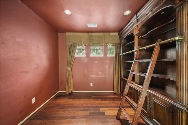 interior space featuring visible vents