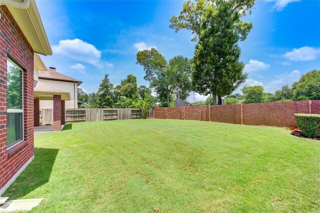 view of yard