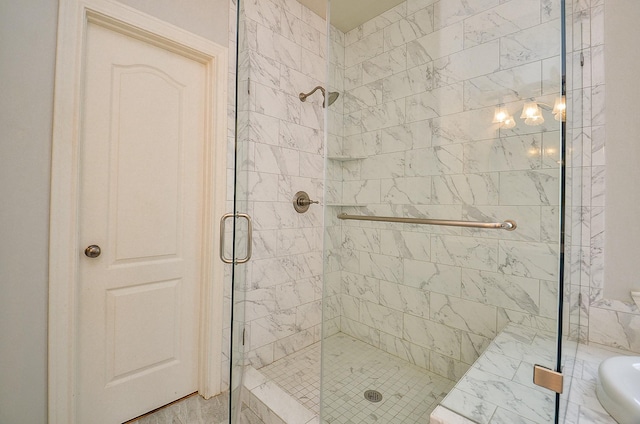 1615 Lakeside Enclave Dr, Houston, TX 77077 - bathroom with a shower stall