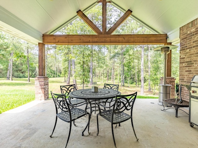 165 Sanctuary Rd, Huntsville, TX 77340 - view of patio with outdoor dining area