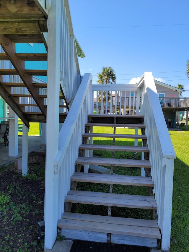 16606 John Davis Rd, Jamaica Beach, TX 77554 - view of stairway