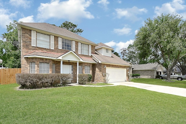 3006 Eagle Nest Ln, Humble, TX 77396 - traditional home with concrete driveway, a garage, and roof with shingles