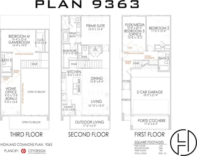 1207 Highland Vineyard Ln, Houston, TX 77091 - floor plan