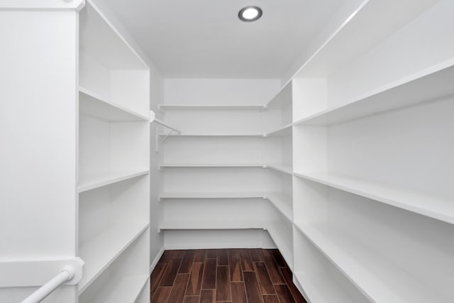 view of storage area