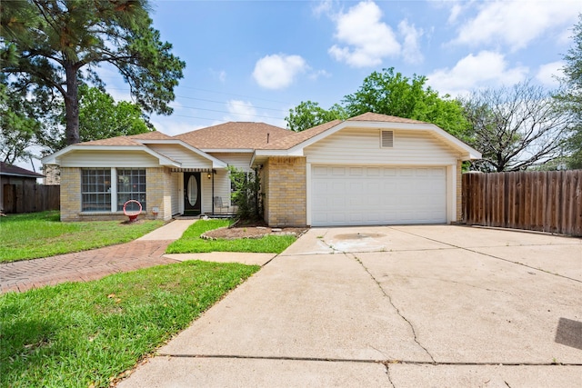 15202 Pebble Lake Dr, Houston, TX 77095 - view of front of property featuring brick siding, a garage, driveway, and a shingled roof