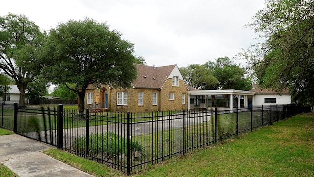 266 Monroe St, Giddings, TX 78942 - rear view of property featuring brick siding