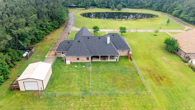 4145 Fm 770th Rd, Kountze, TX 77625 - aerial view of property and surrounding area featuring a large body of water
