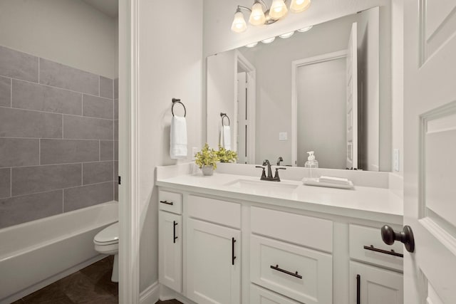 16711 Arboleda Dr, Humble, TX 77346 - full bath with vanity, toilet, and shower / bath combination