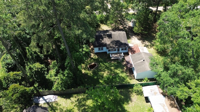 view from above of property