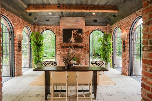 11519 Shadow Way St, Houston, TX 77024 - view of patio / terrace featuring outdoor dining space