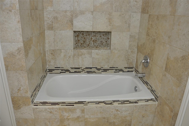 full bathroom featuring tub / shower combination