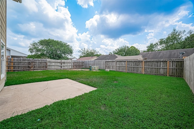 23931 Griffin House Ln, Katy, TX 77493 - view of yard with a patio and a fenced backyard