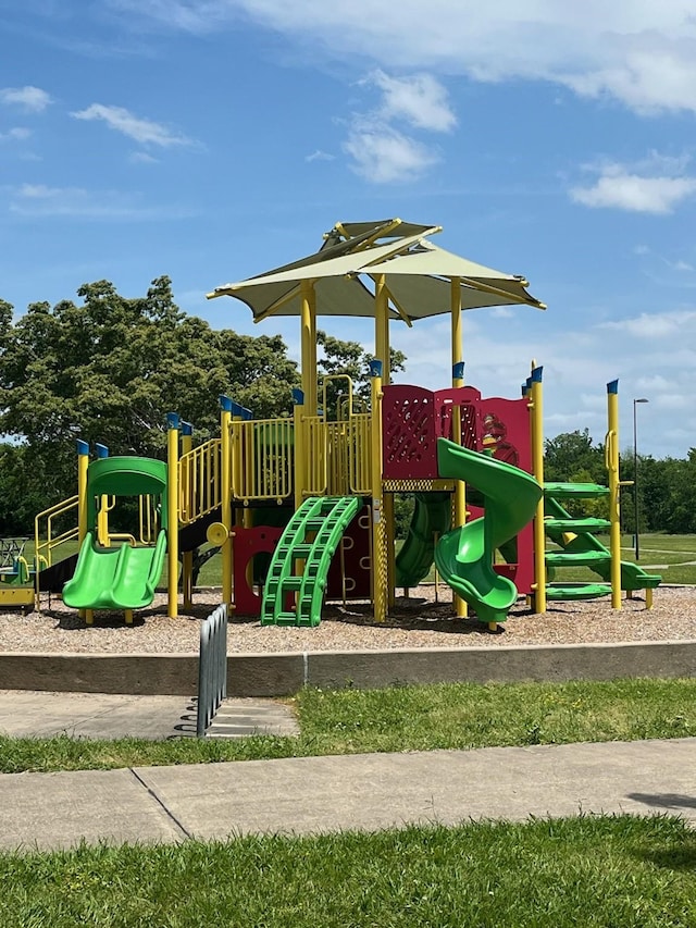 view of communal playground
