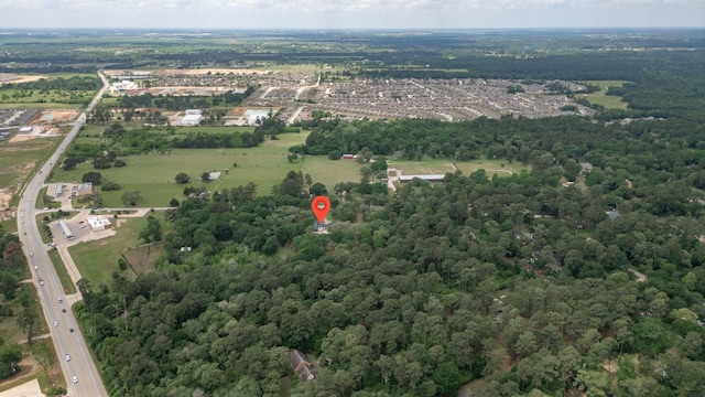 aerial view with a view of trees
