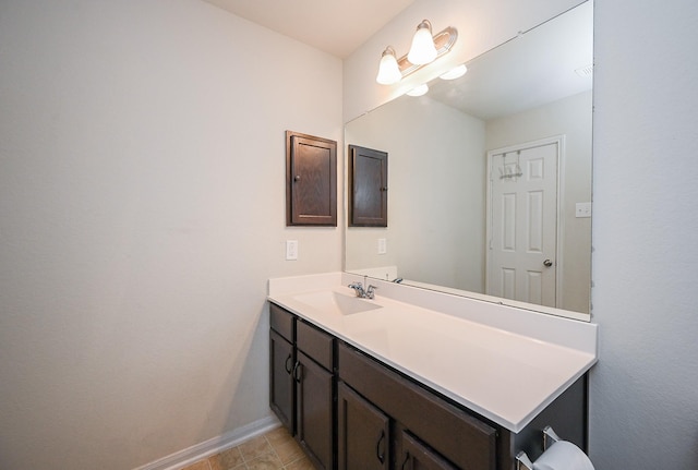 15111 Longleaf Forest Dr, Houston, TX 77090 - bathroom with baseboards and vanity