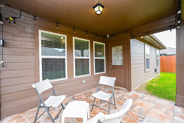 15111 Longleaf Forest Dr, Houston, TX 77090 - view of patio / terrace with fence