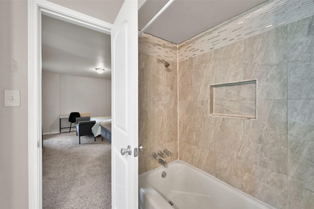 bathroom featuring shower / washtub combination