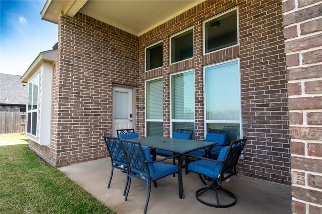 11823 Champions Forest Dr, Dayton, TX 77535 - view of patio with outdoor dining space